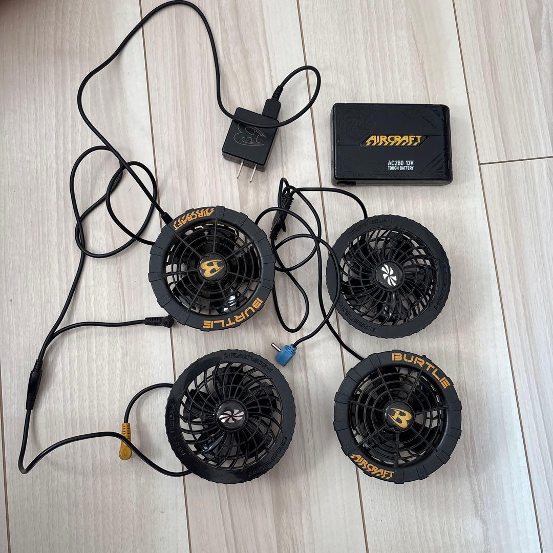 BURTLE空調バッテリーファンセット