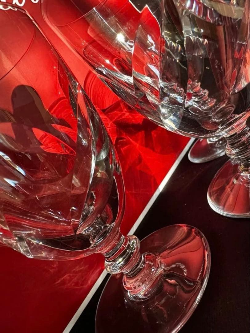 Baccarat バカラ ワイングラス クリスタル 食器 昭和レトロ