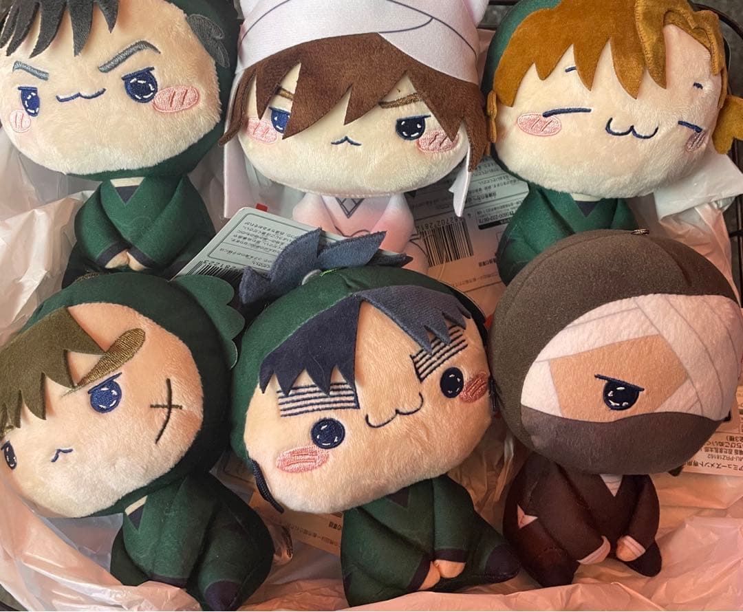 忍たま乱太郎 もちぴこぬいぐるみ ６種セット