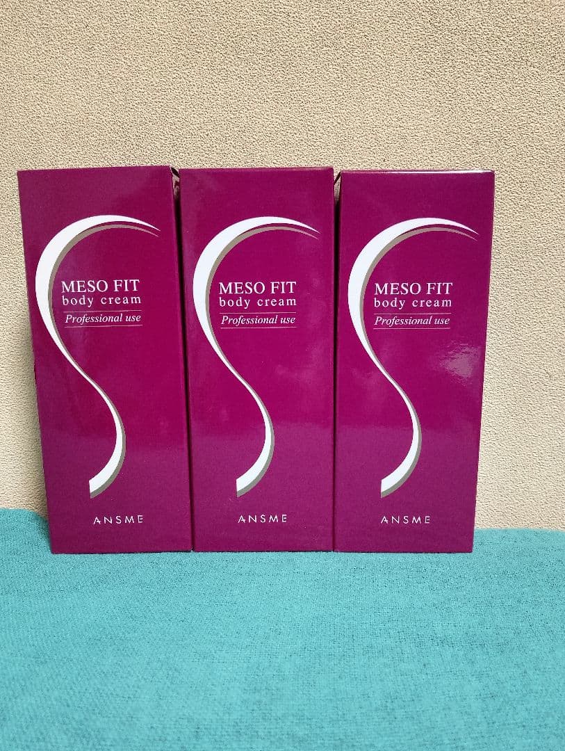ANSME MESO FIT ボディクリーム 150g　３箱セット 半額以下 フィトメール シフォリア ジュネス クリーム｜透明感とハリを引き出す