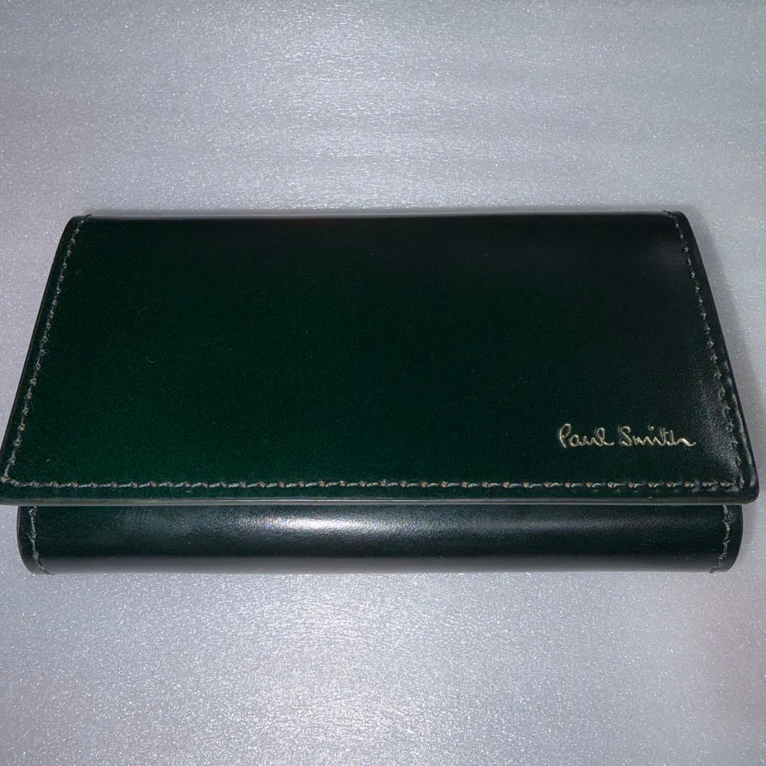 コードバン ポールスミス PaulSmith キーケース グリーン - メルカリ