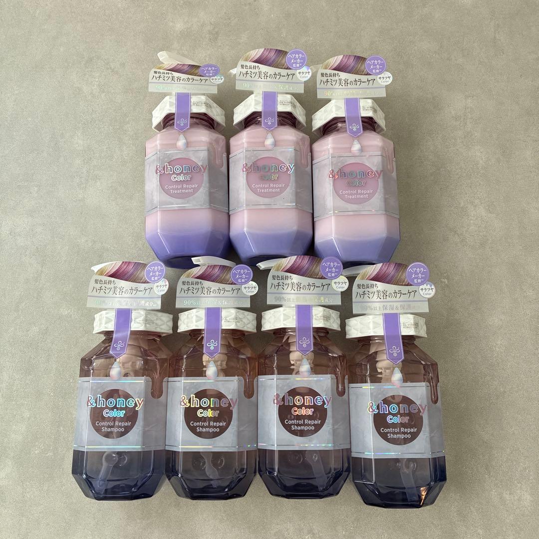 アンドハニー シャンプー1.0×4本 ヘアトリートメント2.0×3本