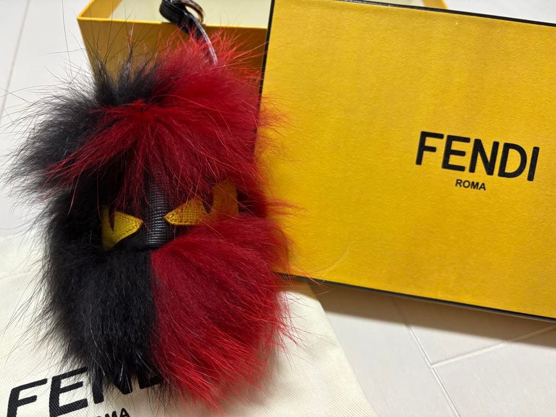 【美品】FENDI フェンディ モンスター バッグチャーム