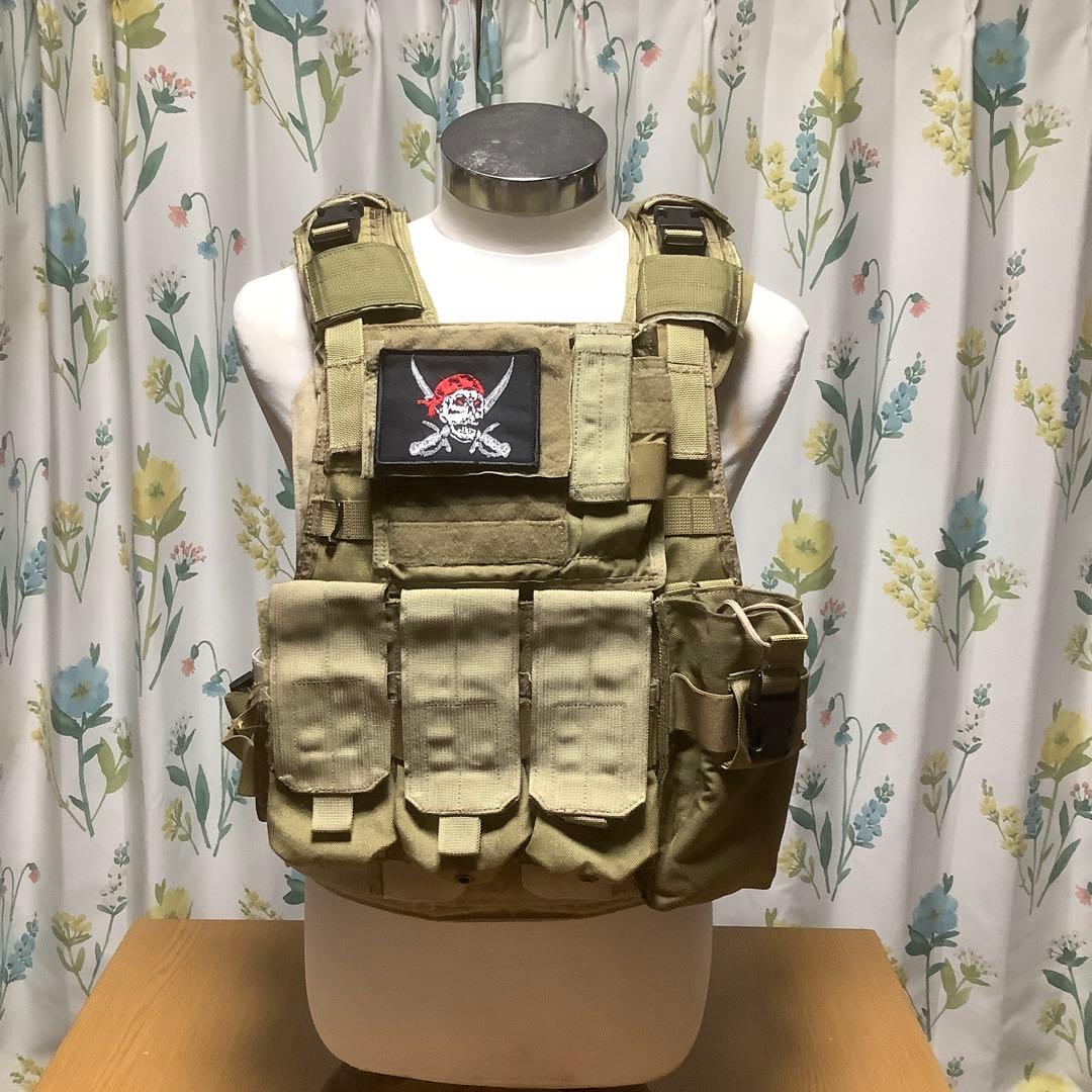 実物MBSSプレートキャリア PACA &Eagle/Allideポーチセット