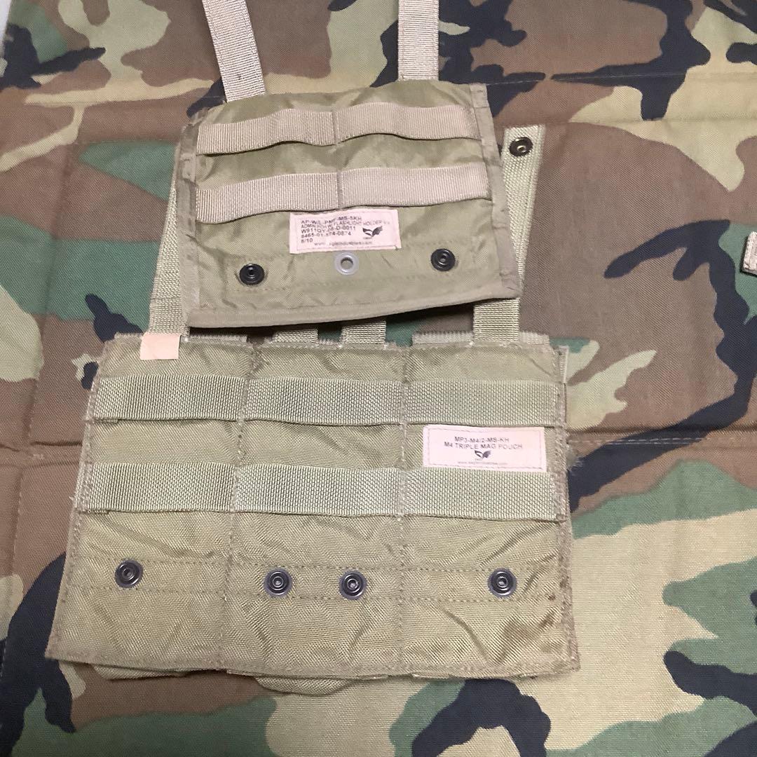 実物MBSSプレートキャリア PACA &Eagle/Allideポーチセット - メルカリ