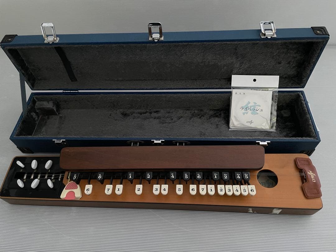 大正琴 LYRISH ライリッシュ あおい ハードケース付き - メルカリ
