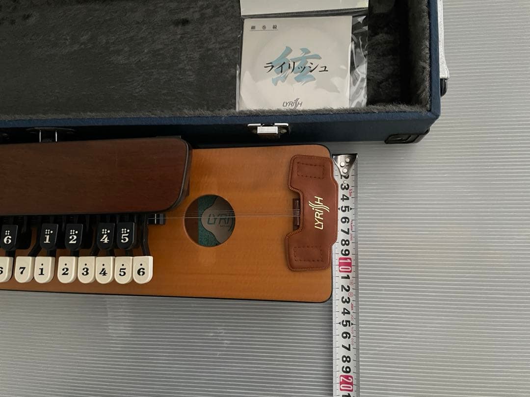 大正琴 LYRISH ライリッシュ あおい ハードケース付き - メルカリ
