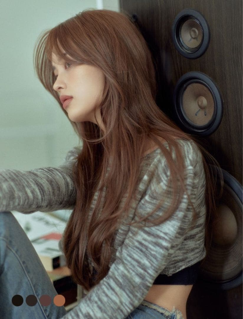 セミ手植えフルウィッグ) レイヤードCカールハグパーマ(モースト原糸) 試着のみ セミ手植えフルウィッグ) レイヤードCカールハグパーマ(モースト原糸)