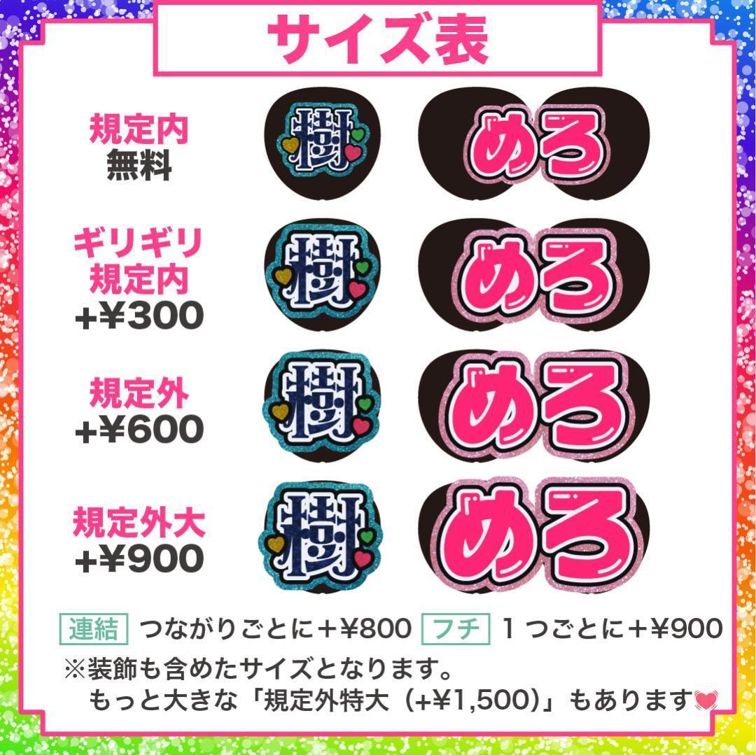 リピ【sara】さま専用ページ オーダー 名前 うちわ 文字 連結 パネル