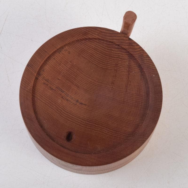 茶道具 飛騨一位一刀彫 川上彫房 香合 在銘 共箱 V 8797 - メルカリ