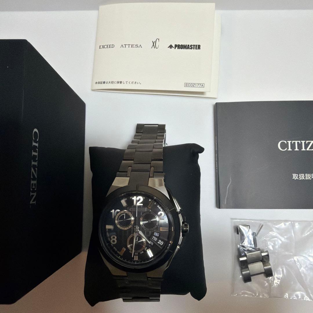おやじ様限定版✨CITIZEN ATTESA 電波時計 BY0045-66F - 時計