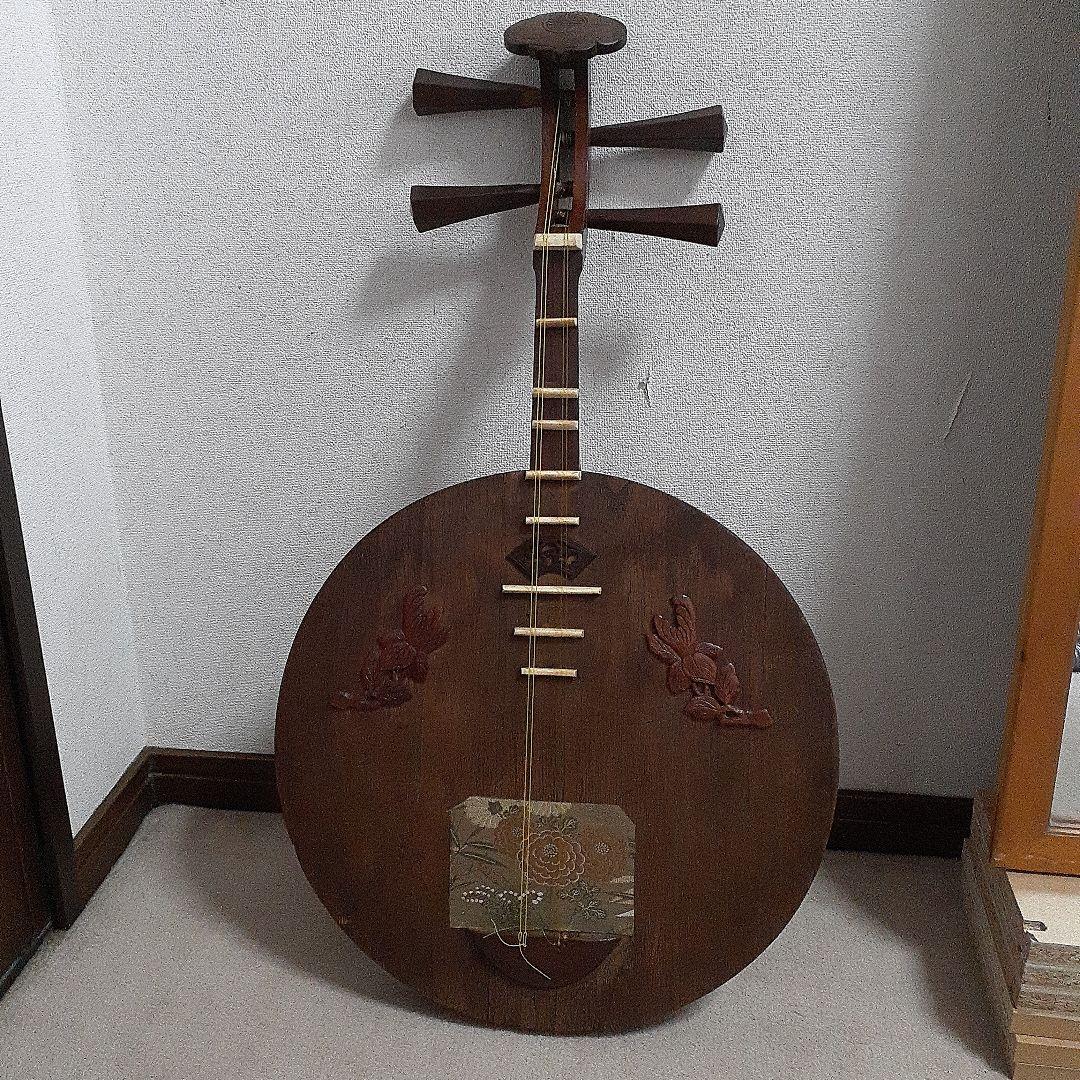 月琴　和月琴　アンティーク