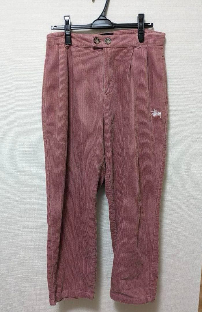 masatyyy stussy ピンクコーデュロイパンツ