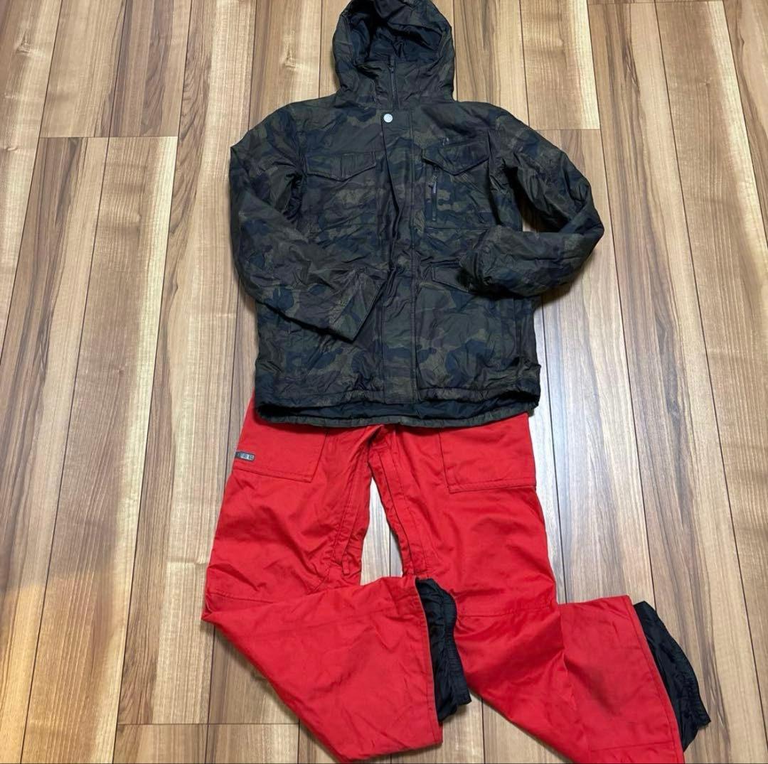値下げ　バートン　BURTON スノボウェア　メンズ上S下M