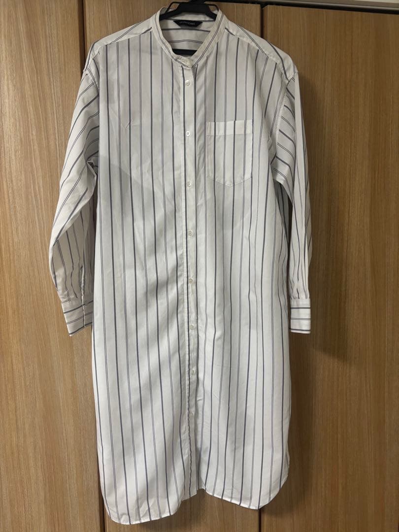 最終値下げ　OUR 播州織のベーシックシャツ　ホワイト