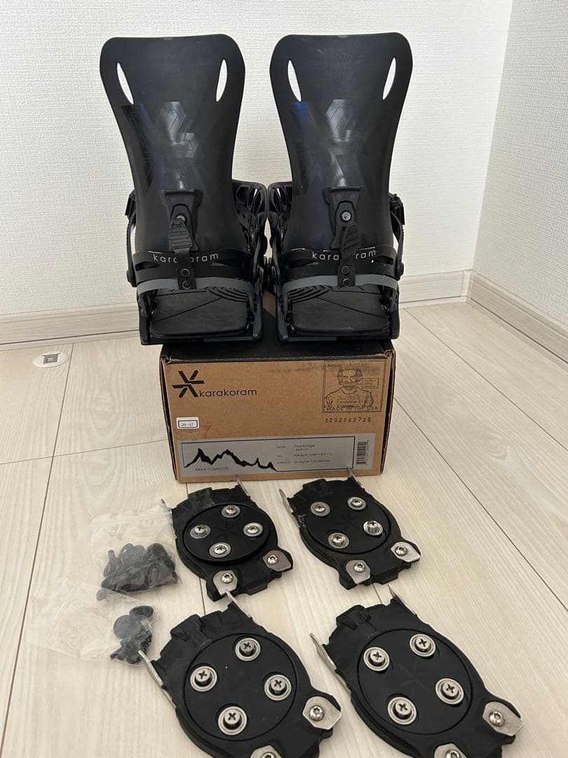 Karakoram Prime Connects ビンディング ブラック karakoram カラコラム PRIME-CONNECT-FREE-RANGER-2QC スノーボード