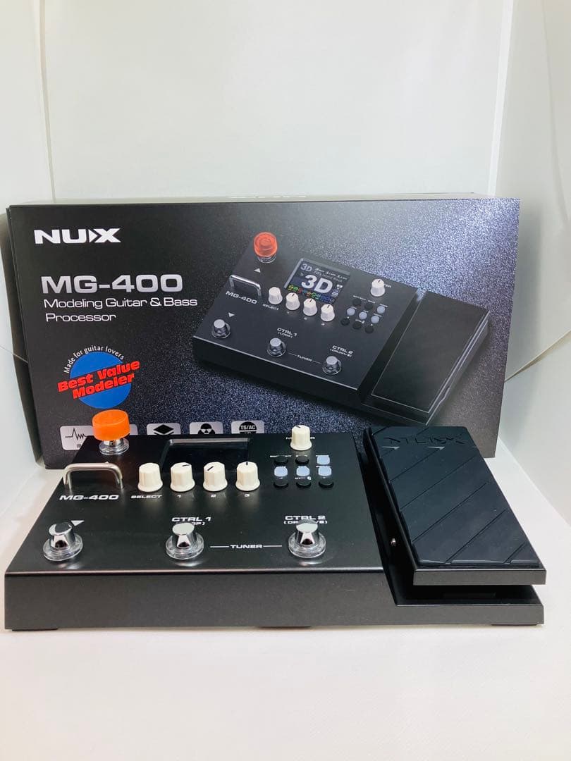 NUX MG-400 モデリングギター＆ベースプロセッサー　マルチエフェクター MG-400 | Multi-Effects | Products | ARIA 荒井貿易株式会社 Arai