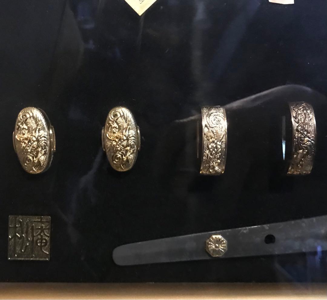 日本刀 模造刀額 【越中守正俊】レプリカ - メルカリ