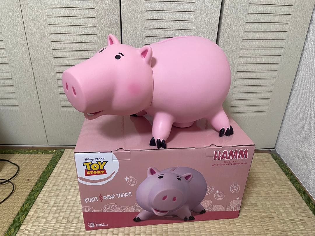 トイストーリー ハム 貯金箱 - メルカリ