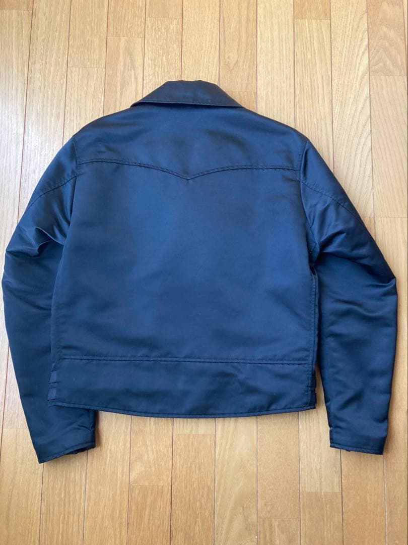 Scye ナイロン/コットン ダブルライダースジャケット/GLOBE SPECS