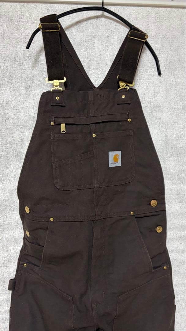 ぺこ　未使用に近い　Carhartt オーバーオール 30×30