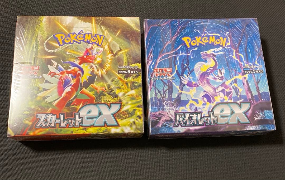 ポケモンカード　スカーレットex バイオレットex 未開封シュリンク付き　box