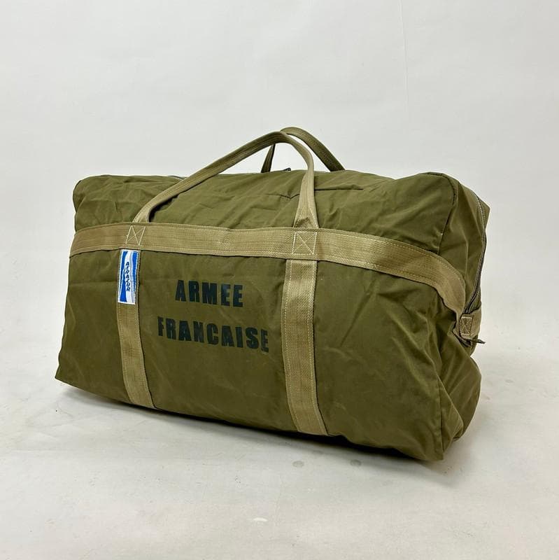 【希少】【新品】フランス軍 AERAZUR パラシュートバッグ 65L 金属 French Air Force 80-90s Paratrooper Bag 65L フランス空軍