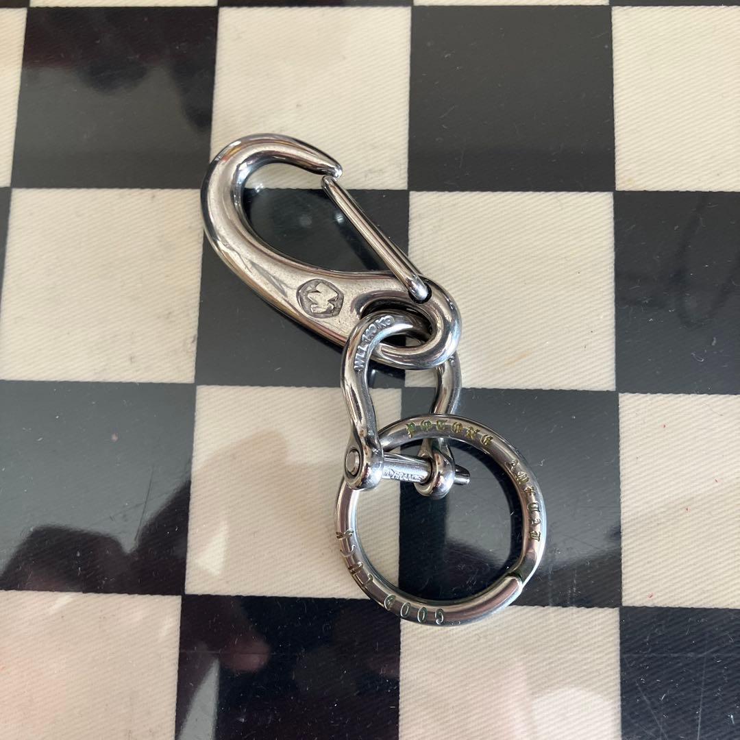 wichardカラビナ&シャックル使用キーホルダー　1950年代復刻キーリング