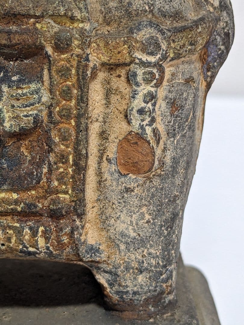 ♢琉球焼 象 副葬品発掘品 琉球王国 幕末〜明治時代 珍物珍品 古