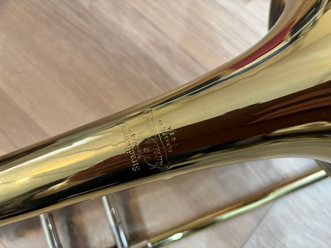 Bach 42 テナーバストロンボーン F管付 オープンラップ 要調整 - メルカリ