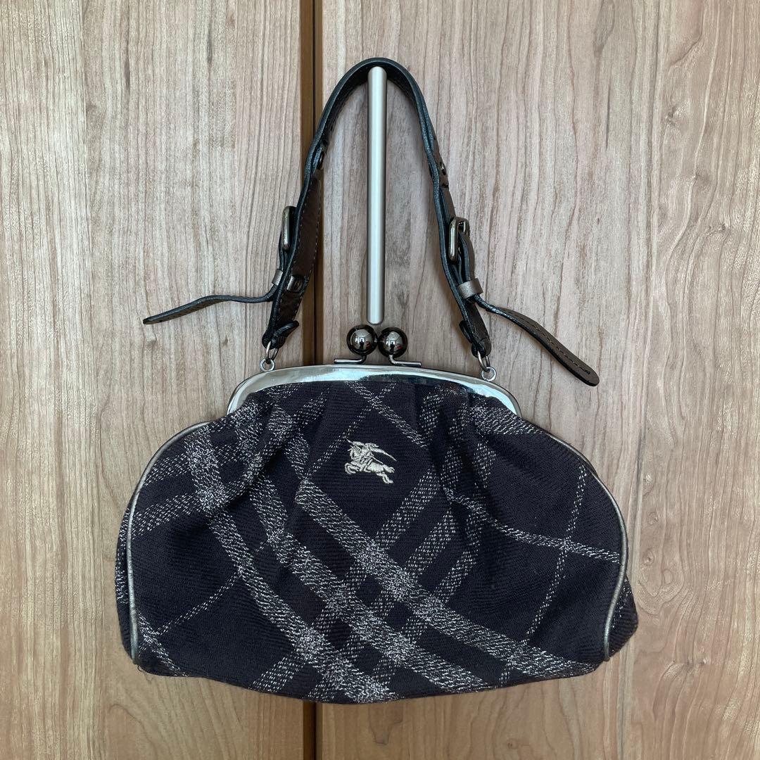 バーバリーブルーレーベル　ハンドバッグ 美品 バーバリー ブルーレーベル ハンドバッグ ナイロン ノバチェック