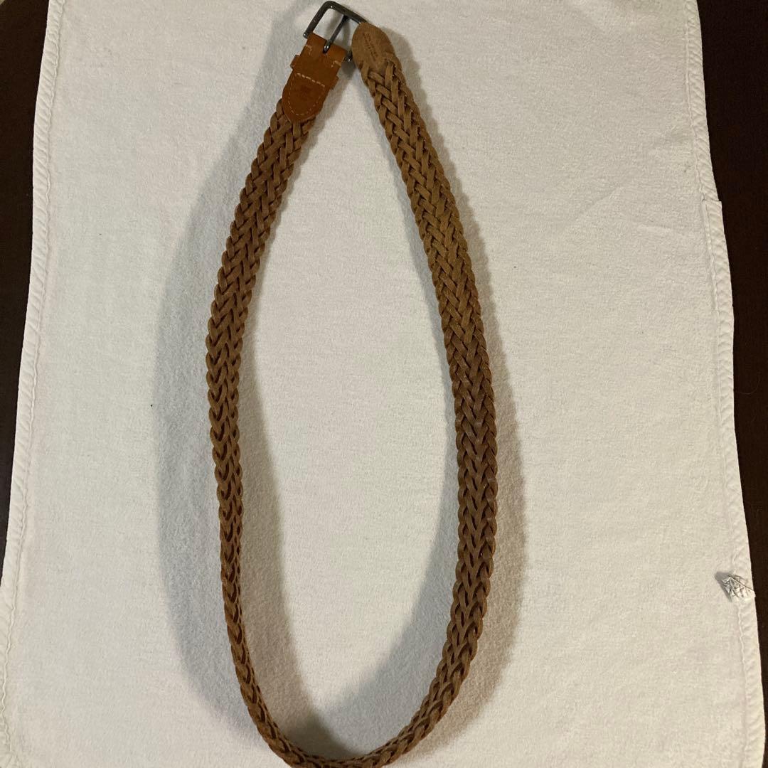 希少40 100サイズ ホワイトハウスコックス メッシュベルト ライト