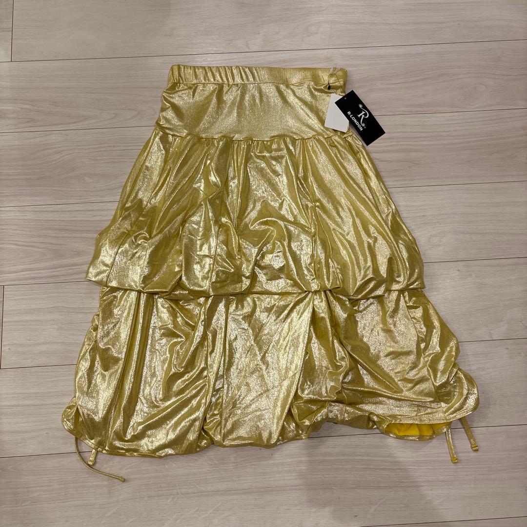 アールロンドン　サルエルパンツ　ラメ　キラキラ