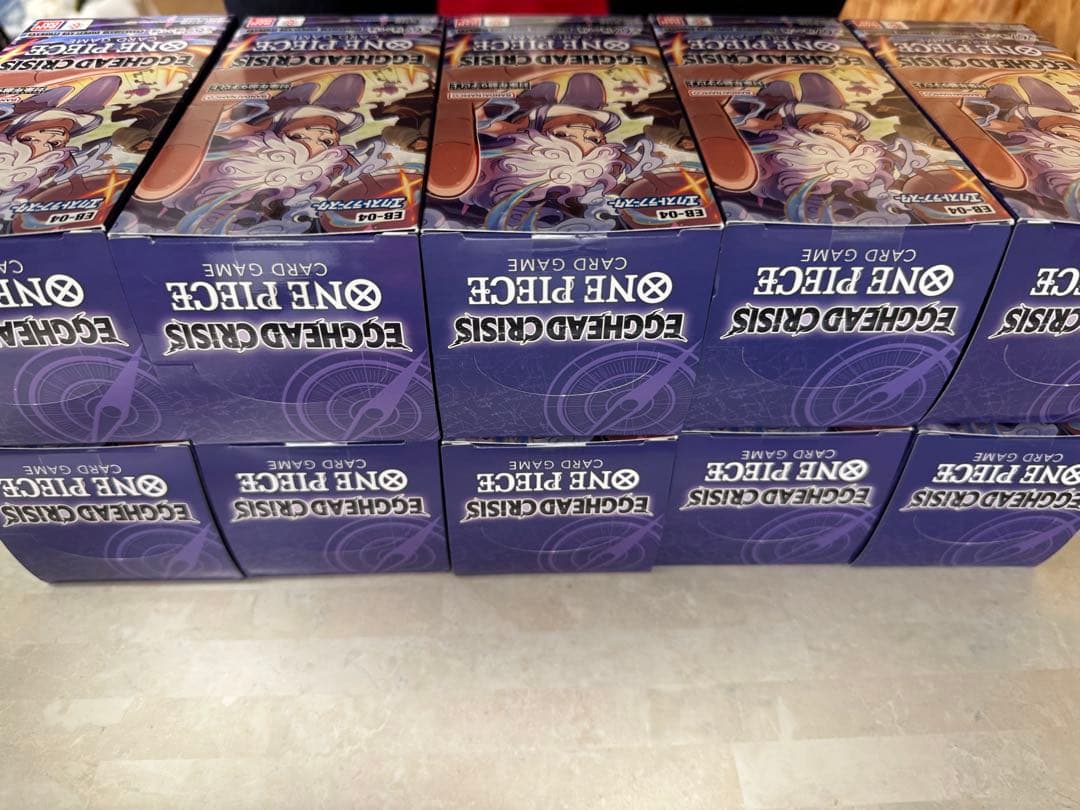 新品未開封テープ付き EGGHEAD CRISIS10ボックス ワンピースカード