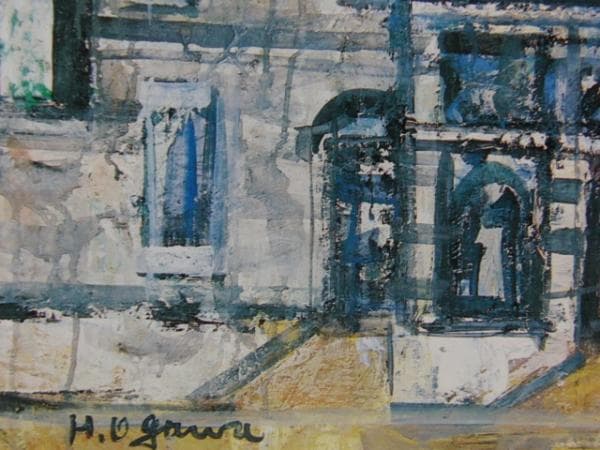 小川 博史、サン・テチェンヌ・ドウモン、大判画集より、額装付