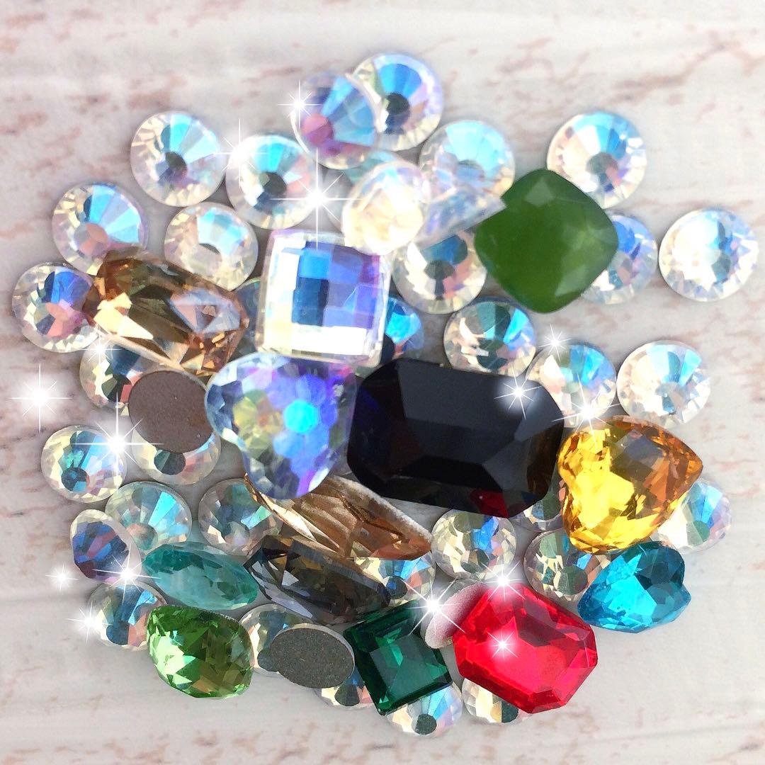 ✧1点物✧ガラスパーツ✧クリスタルガラス✧MoonLight✧ガラスストーン✧