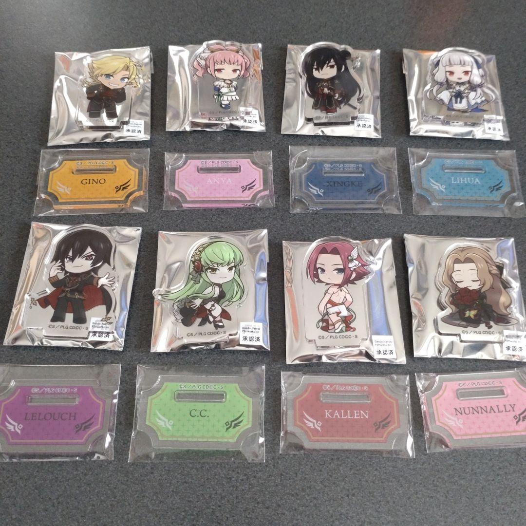 コードギアス☆ミニアクリルスタンド☆全10種☆東京タワー POPUP STORE
