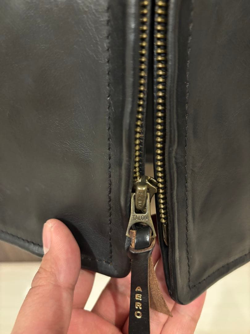 リ*ー様 早い者勝ち 試着のみ 34 エアロレザー CAFE RACER ブラッ