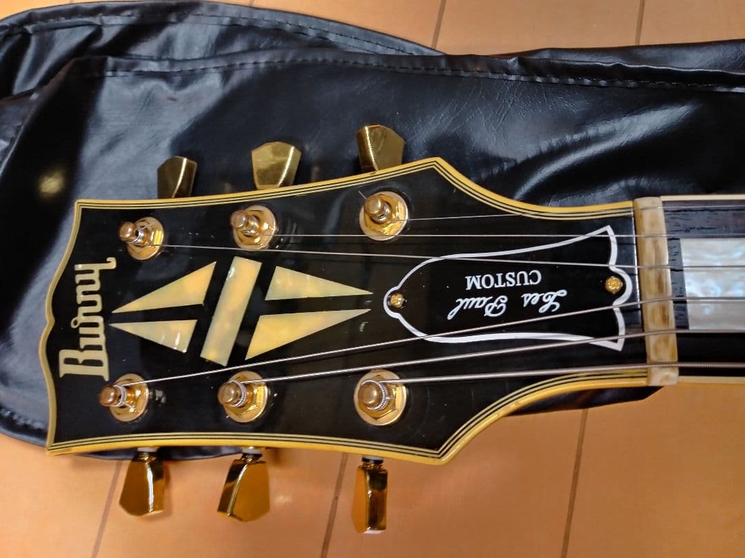 Burny バーニー レスポールカスタムタイプ ダイヤモンドインレイ