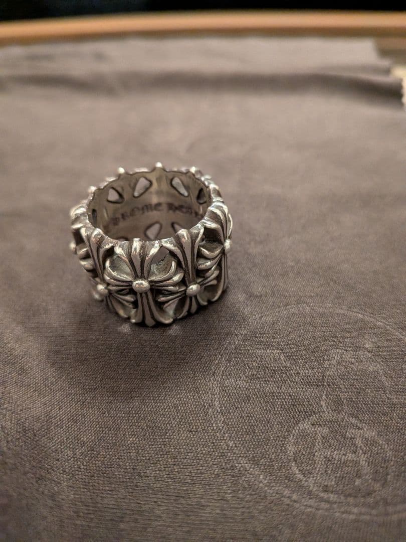 13lucky monkey スカル×フラワー リング