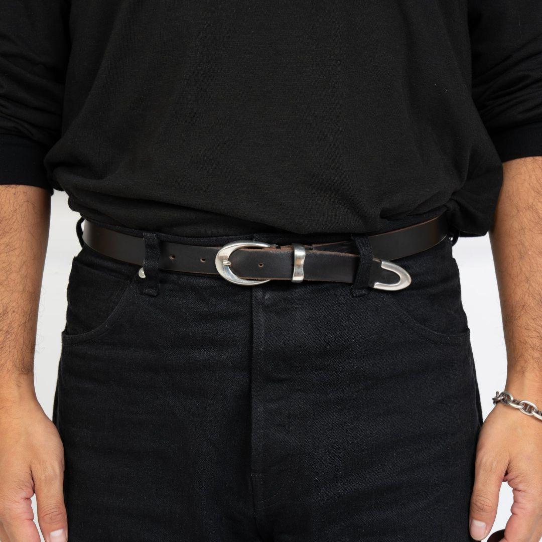 小物 DECi Choromexcelnarrowwestern belt OVY L