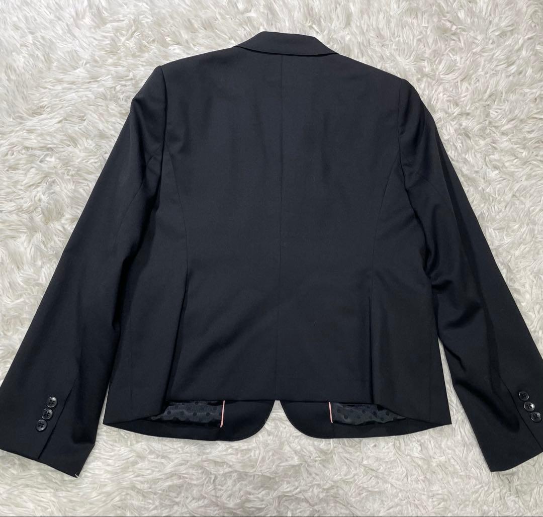 美品 エヌライン パンツスーツ 3点セット 大きいサイズ 17号 ブラック