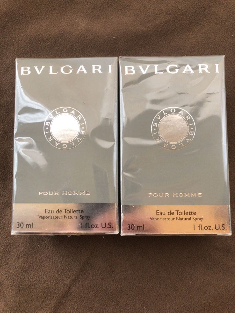 新品未使用　BVLGARI プールオム　オードトワレ　香水　30ml　２本セット