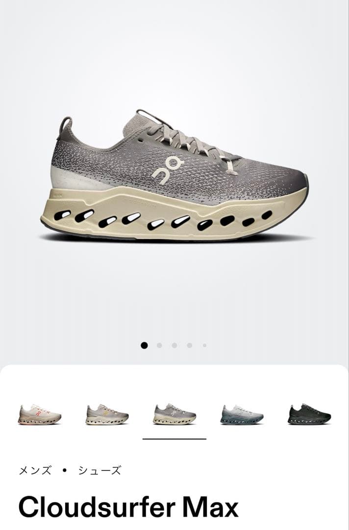 t*i様 On Cloudsurfer Max Asphalt/Ice US8 メンズ Cloudsurfer Max | On 日本