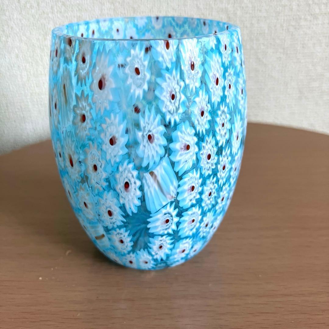 ベネチアングラス？ ミルフィオリ コップ - メルカリ