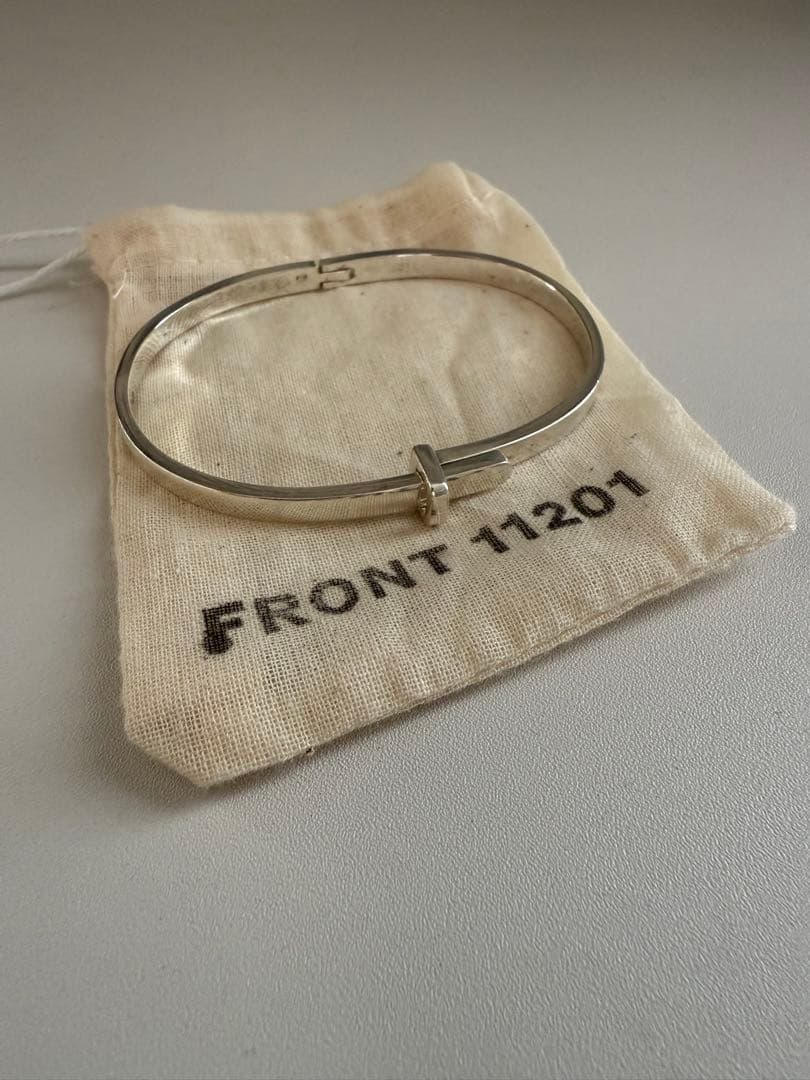 FRONT 11201 925シルバーブレスレット FRONT 11201 ブレスレット Silver Slide Bracelet メンズ レディース