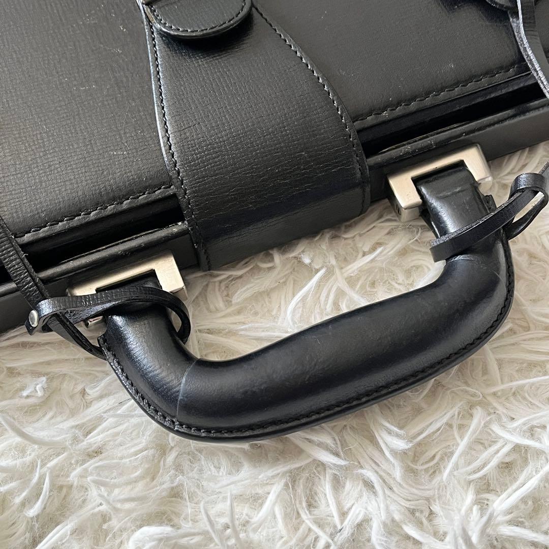 ソメスサドル エグゼクティブ ダレスバッグ レザー 黒 ブラック 大容量