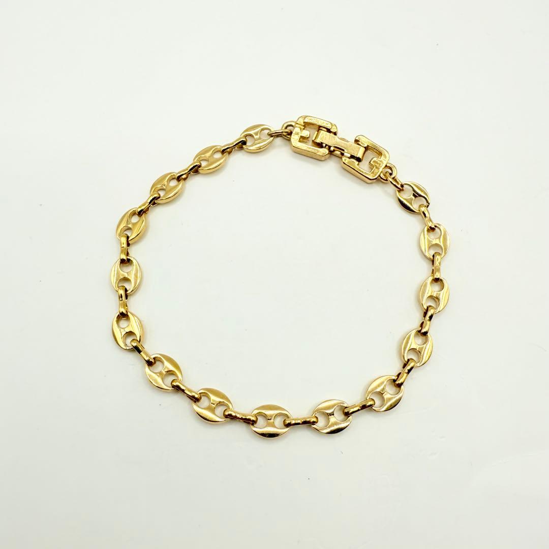 【極美品】GIVENCHY ジバンシー　ブレスレット　チェーン　ゴールド　19㎝