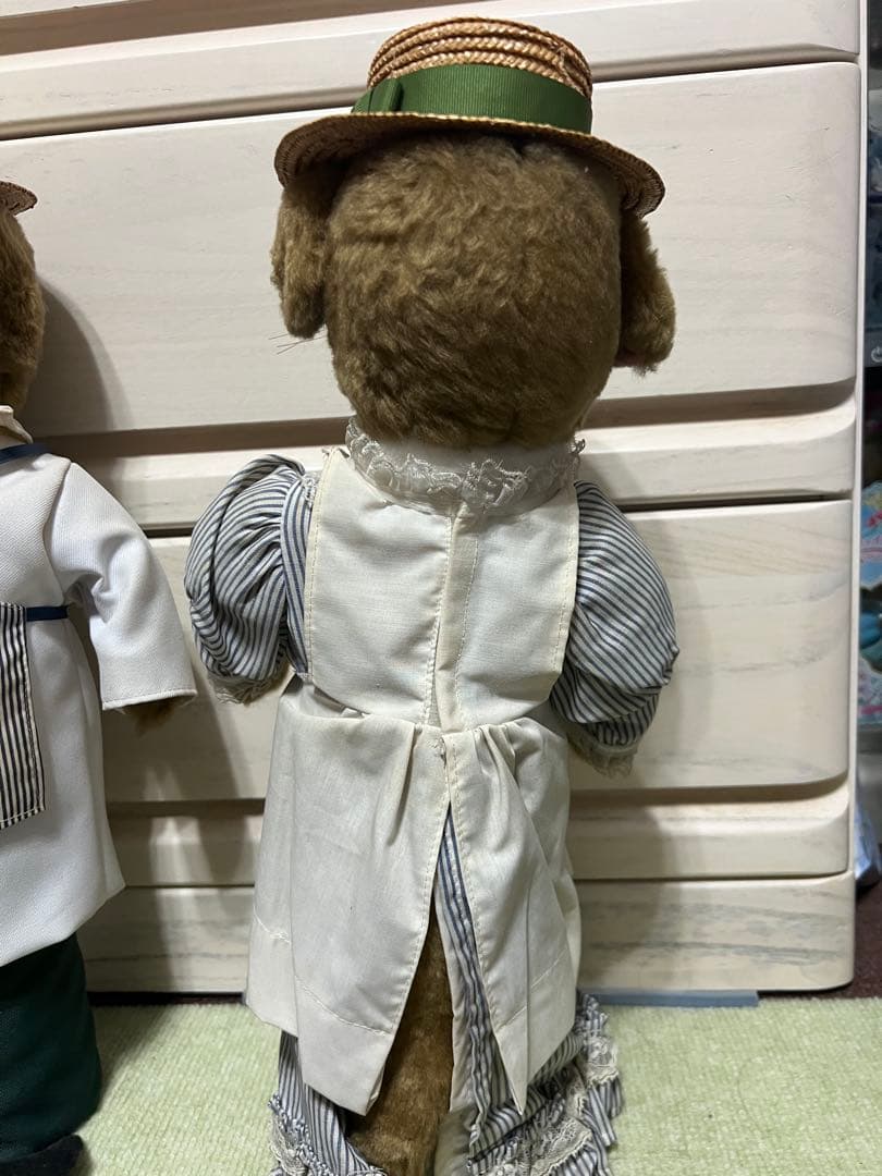 ハロッズ ネズミ 人形 ドアストッパー 2体セット