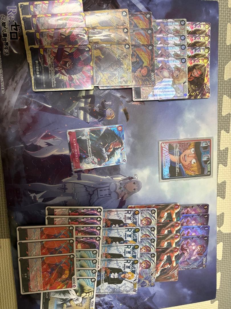 ワンピース カードゲーム 赤黒サボデッキパーツ　パラレル多数 デッキ販売】赤黒サボ | デッキ販売 | ワンピースカード専門店